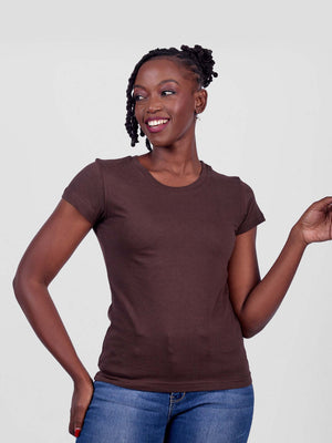 Oneway Kenya Women's Pure Cotton Plain Tee - Everyday Essential