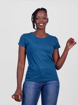 Oneway Kenya Ladies' 100% Cotton Plain T-Shirt - Soft & Versatile