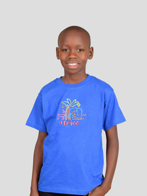African Animals Kids T-Shirt | Wildlife Safari Kidswear | Oneway Kenya