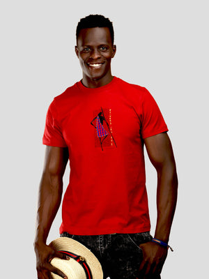 Masai Warrior With Shuka T-Shirt