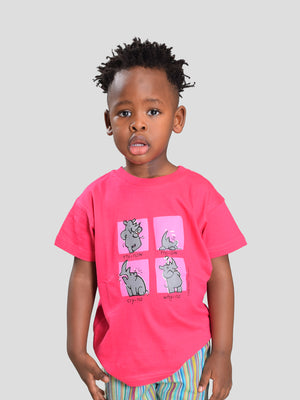 Four Fun Rhinos Kids T-Shirt