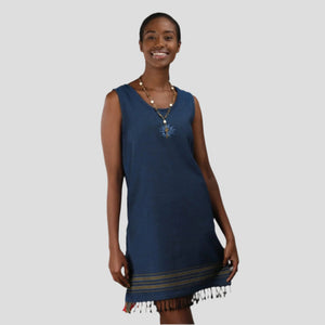 Stylish 100% Cotton African Short Dress – Handmade in Kenya | ONEWAY Clothing