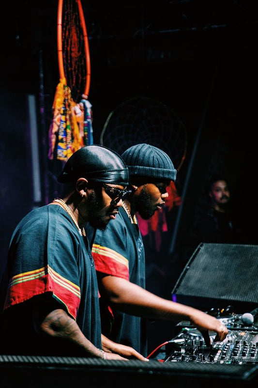 Major League DJz Bring the Heat to Kenya, Decked Out in Oneway Kenya Kikoy African Dresses - Onewaykenya