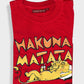 Hakuna Matata Simba Kids T-Shirt | Fun Animal Prints - Oneway Kenya