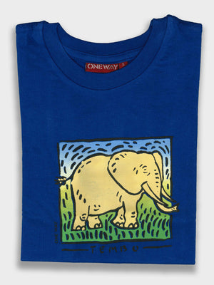Tembo Print Kids’ T-Shirt – Durable & Fun Children’s Clothing Made in Kenya by Oneway