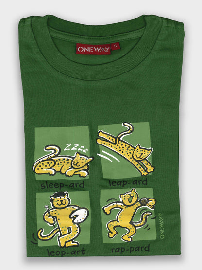 Four Fun Leopard Kids T-Shirt