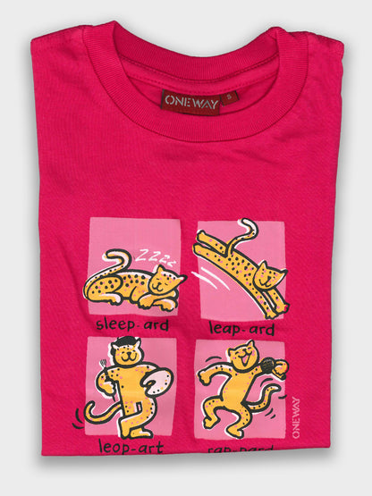 Four Fun Leopard Kids T-Shirt