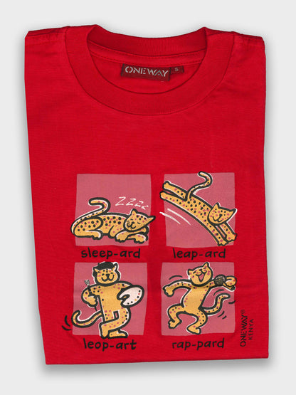 Four Fun Leopard Kids T-Shirt