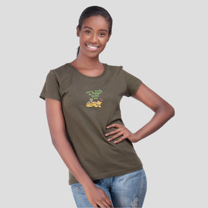 Somebody in Kenya loves me Ladies T-Shirt
