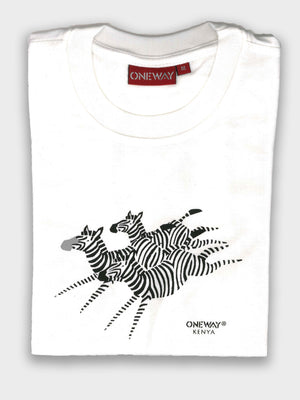 3 Running Zebras Kids T-Shirt