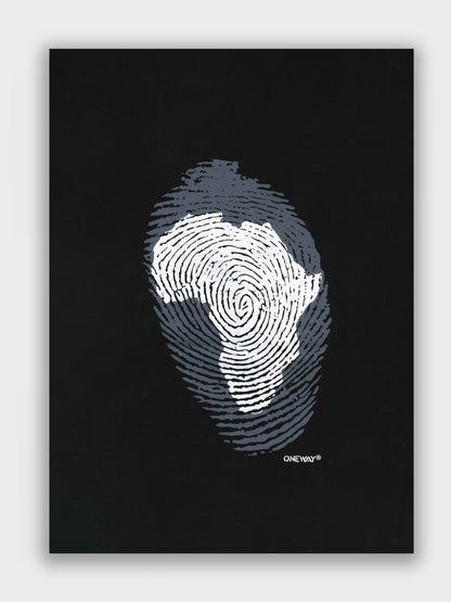 Africa Thumb Print T-Shirt - Unique Ethnic Fashion Statement