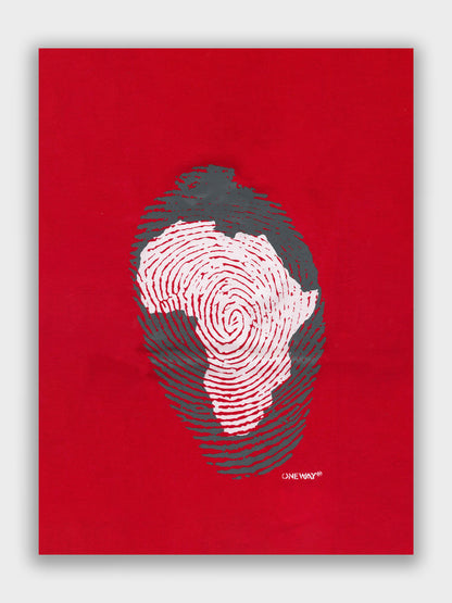 Africa Thumb Print T-Shirt - Unique Ethnic Fashion Statement