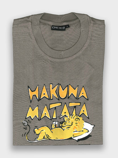 Hakuna Matata Printed T-Shirt for Everyday Comfort and Style