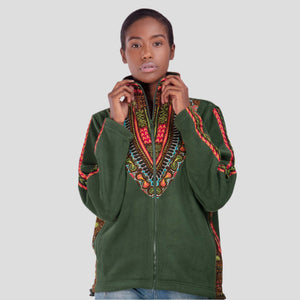 Dashiki Fleece Jacket