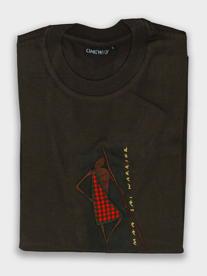 Masai Warrior With Shuka T-Shirts - Celebrate African Heritage and Unique Style