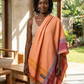 Kikoy Wrap - Orange White
