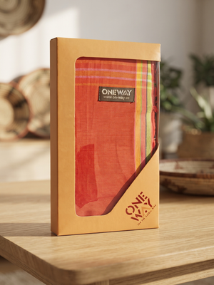 Kikoy Wrap - Red Orange