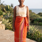 Kikoy Wrap - Red Orange