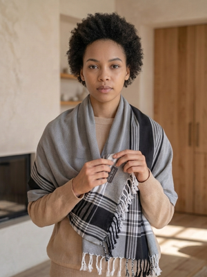 Kikoy Wrap - Grey