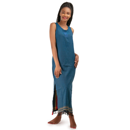 Kikoy Fitted Dress | Premium Women’s Cotton Dress | Oneway Kenya