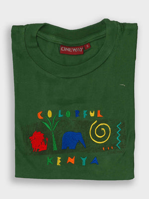 Colourful Kenya Kids T-Shirt | African Kids Clothing | Oneway