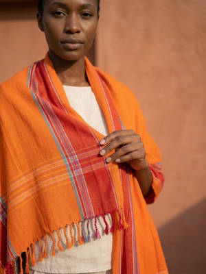 Kikoy Wrap - Orange