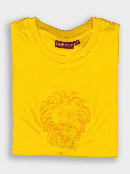 Lion Head Kids T-Shirt | African Wildlife Kidswear | Oneway