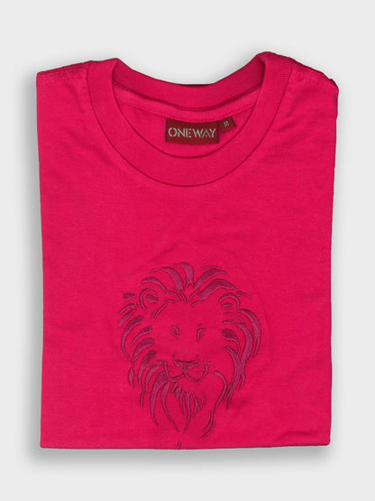 Lion Head Kids T-Shirt | African Wildlife Kidswear | Oneway