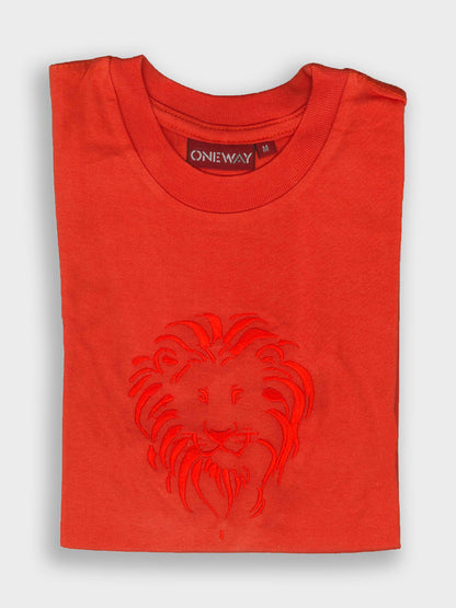 Lion Head Kids T-Shirt | African Wildlife Kidswear | Oneway