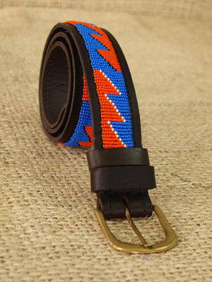 Handmade Maasai Beaded Leather Belt – Kenyan Artisan Design | Oneway Kenya Belts 750
