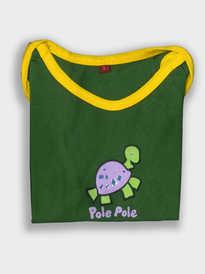 Infant T-Shirt “Pole Pole” | Kiswahili Baby Clothing | Oneway