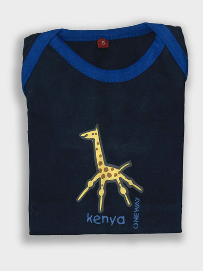 Infant T-Shirt “Twiga” | Giraffe Baby Clothes | Oneway Kenya