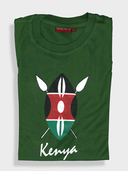 Kenya Shield Kids’ T-Shirt – Comfortable & Durable Children’s Clothing Made in Kenya by Oneway