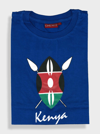 Kenya Shield Kids’ T-Shirt – Comfortable & Durable Children’s Clothing Made in Kenya by Oneway