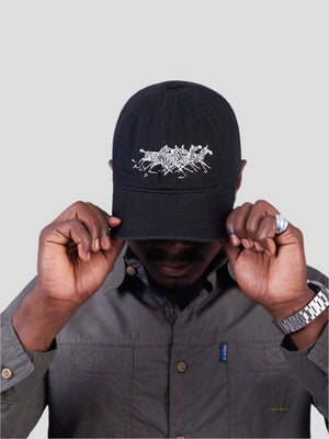 Running Zebras Cotton Twill Cap – Safari Style | Oneway Kenya