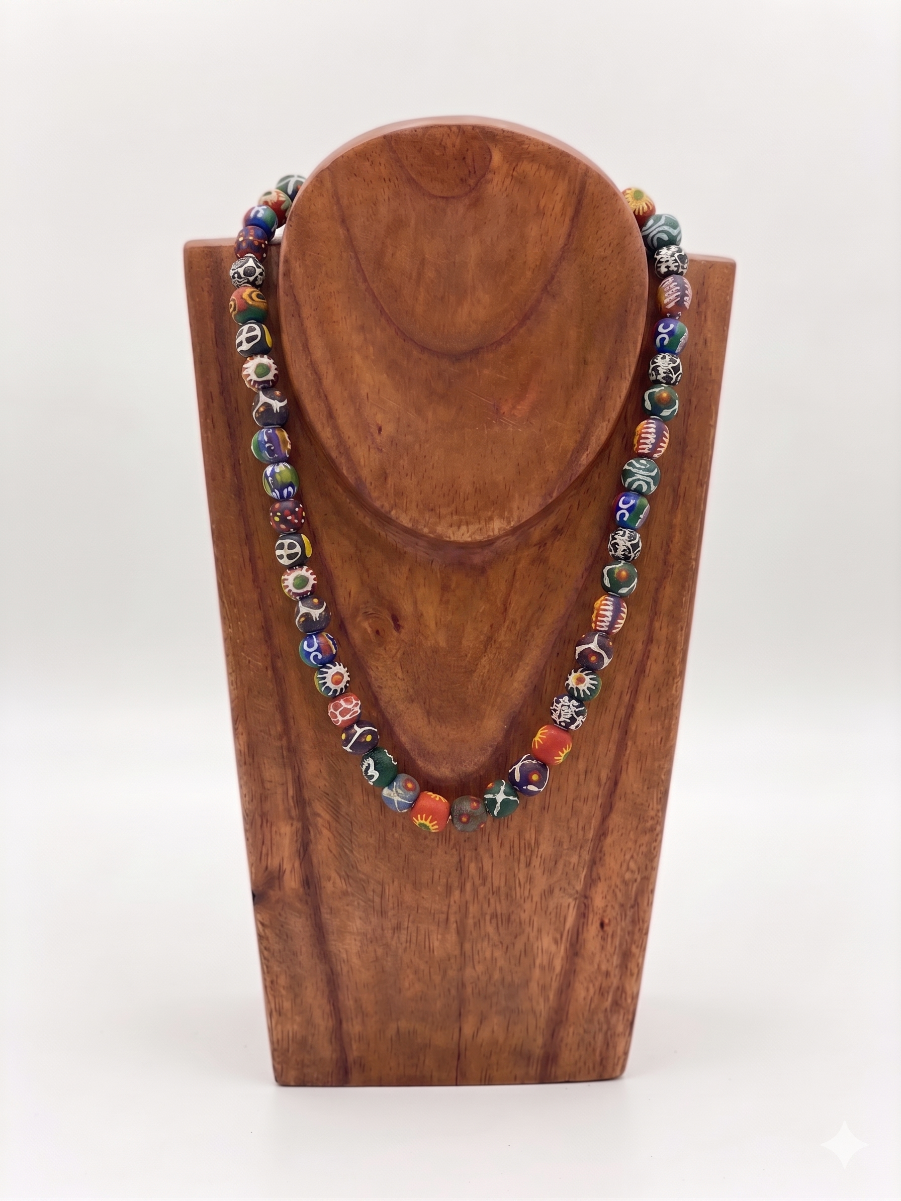 African Trade Bead - Long Necklace