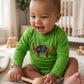 Baby Elephant Long Sleeve T-Shirt | Khanga Appliqué – Design By Me