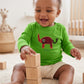 Baby Elephant Long Sleeve T-Shirt | Khanga Appliqué – Design By Me