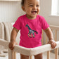 Baby Giraffe Short Sleeve T-Shirt | Khanga Appliqué – Design By Me