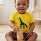 Baby Giraffe Short Sleeve T-Shirt | Khanga Appliqué – Design By Me