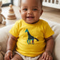 Baby Giraffe Short Sleeve T-Shirt | Khanga Appliqué – Design By Me