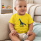Baby Giraffe Short Sleeve T-Shirt | Khanga Appliqué – Design By Me
