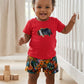 Baby Hippo Short Sleeve T-Shirt | Khanga Appliqué – Design By Me