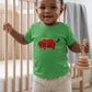 Baby Hippo Short Sleeve T-Shirt | Khanga Appliqué – Design By Me