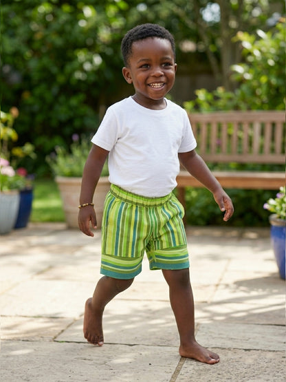 Boys Striped Bermuda Shorts for Stylish Summer Wear