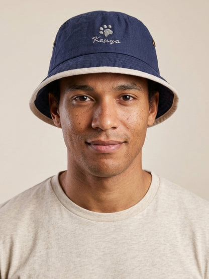 Small Paw Kenya Bucket Hat - Embroidered Style for Unique Fashion