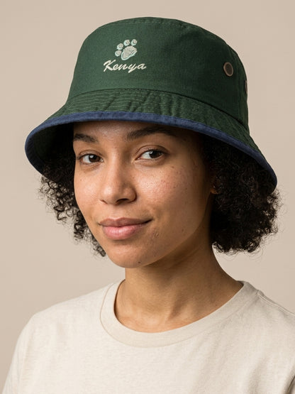 Small Paw Kenya Bucket Hat - Embroidered Style for Unique Fashion