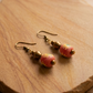 Damaris Earrings - Hand-Painted Terracotta & Brass Jewelry | OneWay Kenya