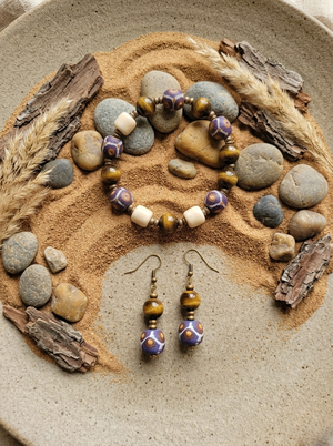 Doris Bracelet and Earring Set - Elegant Accessory Collection