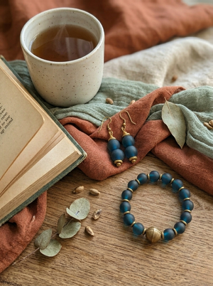 Esther Bracelet and Earring Set - Elegant Accessory Collection